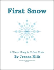 First Snow Two-Part choral sheet music cover Thumbnail
